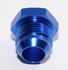 BLUE 10AN AN-10 Male Thread Straight Weld on Flare Aluminum Anodized Fitting