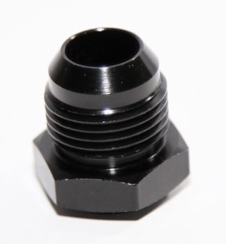 BLACK 10AN AN-10 Male Thread Straight Weld on Flare Aluminum Anodized Fitting