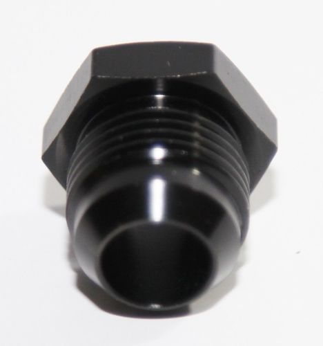 BLACK 10AN AN-10 Male Thread Straight Weld on Flare Aluminum Anodized Fitting 