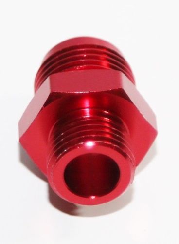 Speed Daddy 8AN M16x1.5 Male/Female Union Adapter – Oil/Fuel/Gas Line, Brushed Aluminum