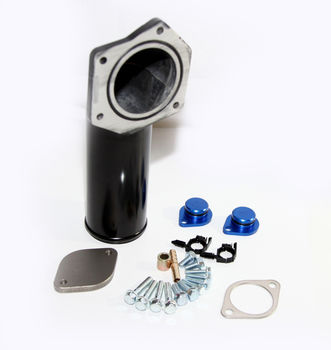 Bypass&EGR Delete Kit Intake Elbow fit 08-10 Ford 6.4L Powerstroke Diesel Black