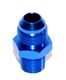 BLUE 8AN AN-8 to 3/8 quot; NPT Male Thread Straight Aluminum Fitting Adapter