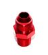 RED 8AN AN-8 to 3/8 quot; NPT Male Thread Straight Aluminum Fitting Adapter