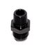 BLACK 8AN AN-8 to 3/8" NPT Male Thread Straight Aluminum Fitting Adapter