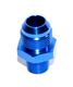 BLUE 10AN AN-10 to 3/8 quot; NPT Male Thread Straight Aluminum Fitting Adapter