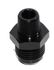 BLACK 10AN AN-10 to 3/8" NPT Male Thread Straight Aluminum Fitting Adapter