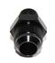 BLACK 10AN AN-10 to 3/8" NPT Male Thread Straight Aluminum Fitting Adapter