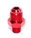 RED 6AN AN-6 to 1/8 quot; NPT Male Thread Straight Aluminum Fitting Adapter