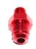 RED 6AN AN-6 to 1/8" NPT Male Thread Straight Aluminum Fitting Adapter