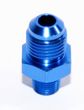 BLUE 6AN AN-6 to 1/8 quot; NPT Male Thread Straight Aluminum Fitting Adapter