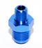 BLUE 6AN AN-6 to 1/8" NPT Male Thread Straight Aluminum Fitting Adapter