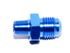 BLUE 6AN AN-6 to 1/8" NPT Male Thread Straight Aluminum Fitting Adapter