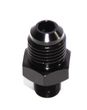 BLACK 6AN AN-6 to 1/8 quot; NPT Male Thread Straight Aluminum Fitting Adapter