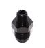 BLACK 6AN AN-6 to 1/8" NPT Male Thread Straight Aluminum Fitting Adapter