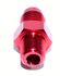 RED 4AN AN-4 to 1/8" NPT Male Thread Straight Aluminum Fitting Adapter