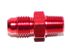 RED 4AN AN-4 to 1/8" NPT Male Thread Straight Aluminum Fitting Adapter