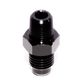 BLACK 4AN AN-4 to 1/8 quot; NPT Male Thread Straight Aluminum Fitting Adapter