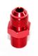 RED 6AN AN-6 to 1/4 quot; NPT Male Thread Straight Aluminum Fitting Adapter