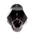 BLACK 4AN AN-4 to 1/4" NPT Male Thread Straight Aluminum Fitting Adapter