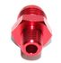 RED 8AN AN-8 to 1/4" NPT Male Thread Straight Aluminum Fitting Adapter