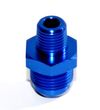BLUE 8AN AN-8 to 1/2 quot; NPT Male Thread Straight Aluminum Fitting Adapter
