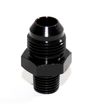 BLACK 8AN AN-8 to 1/4 quot; NPT Male Thread Straight Aluminum Fitting Adapter
