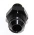 BLACK 8AN AN-8 to 1/4" NPT Male Thread Straight Aluminum Fitting Adapter