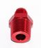 RED 6AN AN-6 to 1/2" NPT Male Thread Straight Aluminum Fitting Adapter
