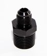 BLACK 6AN AN-6 to 1/2 quot; NPT Male Thread Straight Aluminum Fitting Adapter