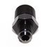 BLACK 6AN AN-6 to 1/2" NPT Male Thread Straight Aluminum Fitting Adapter