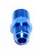 BLUE 8AN AN-8 to 1/2" NPT Male Thread Straight Aluminum Fitting Adapter