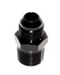 BLACK 8AN AN-8 to 1/2 quot; NPT Male Thread Straight Aluminum Fitting Adapter