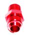 RED 10AN AN-10 to 1/2" NPT Male Thread Straight Aluminum Fitting Adapter