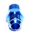 BLUE 10AN AN-10 to 1/2" NPT Male Thread Straight Aluminum Fitting Adapter