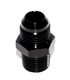 BLACK 10AN AN-10 to 1/2 quot; NPT Male Thread Straight Aluminum Fitting Adapter