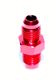 RED 4AN AN-4 Male Thread Straight Aluminum Anodized Fitting Adapter