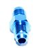 BLUE 4AN AN-4 Male Thread Straight Aluminum Anodized Fitting Adapter