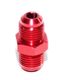 RED 6AN AN-6 Male Thread Straight Aluminum Anodized Fitting Adapter