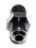 BLACK 6AN AN-6 Male Thread Straight Aluminum Anodized Fitting Adapter