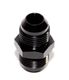 BLACK 8AN AN-8 Male Thread Straight Aluminum Anodized Fitting Adapter