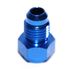 BLUE 4AN AN-4 Male Thread Straight Weld on Flare Aluminum Anodized Fitting