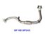 Stainless Catless Down Pipe Downpipe for Civic 16-18 1.5 Turbo EX SI FC FK7