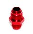 RED AN8 8AN TO AN10 Male Thread Straight Aluminum Anodized Fitting Adapter