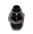 BLACK AN8 8AN TO AN10 Male Thread Straight Aluminum Anodized Fitting Adapter