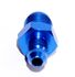 BLUE AN4 4AN TO AN6 6AN  Male Thread Straight Aluminum Anodized Fitting Adapter