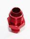 RED AN6 6AN TO AN8 8AN  Male Thread Straight Aluminum Anodized Fitting Adapter