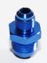 BLUE AN6 6AN TO AN8 8AN  Male Thread Straight Aluminum Anodized Fitting Adapter