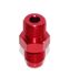 RED 4AN AN-4 to M12x1.5 NPT Male Thread Straight Aluminum Fitting Adapter