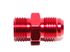 RED 6AN AN-6 to M14x1.5 NPT Male Thread Straight Aluminum Fitting Adapter