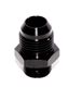 BLACK 10AN AN-10 to M18x1.5 NPT Male Thread Straight Aluminum Fitting Adapter